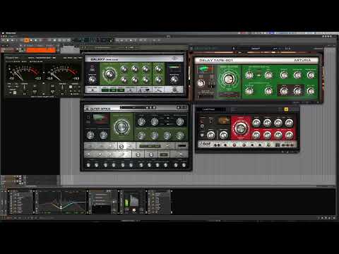 Roland RE-201 Space Echo VST emulations comparison (mode 9)