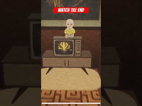 The exit baby in yellow tv maze #babyinyellow #horrorgaming