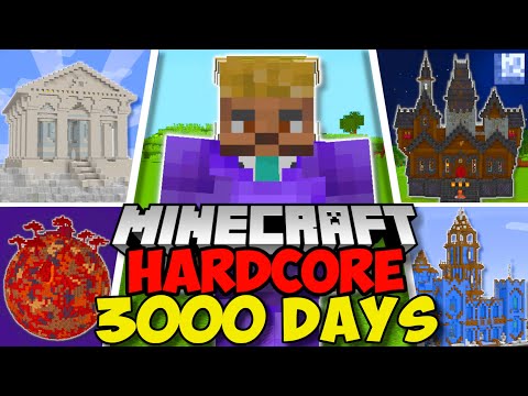 I Survived 3000 DAYS In Minecraft Hardcore (FULL MOVIE)