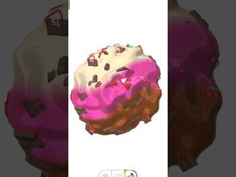 Chocolate strawberry slime/Mobile game slime/Slime ASMR/satisfying/relax#slimeslime #slimeasmr #asmr