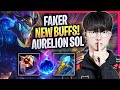 FAKER TRIES THE NEW AURELION SOL BUFFS! - T1 Faker Plays Aurelion Sol MID vs Orianna! | Season 2024
