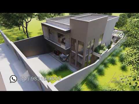 Projeto Casa Moderna Terreno 10x30 em Declive