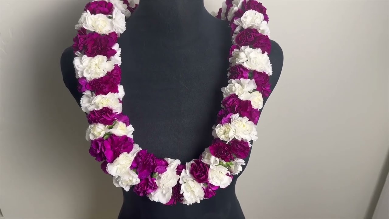 How to Make a Mini Carnation Lei | Step-by-Step Tutorial (4 Patterns)
