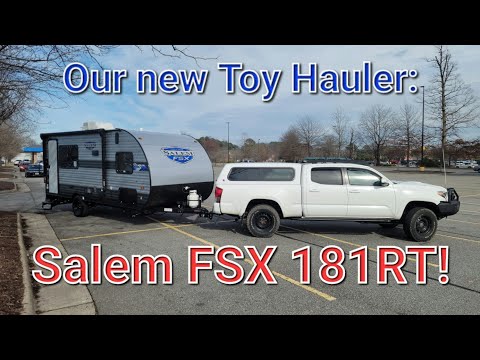 A quick walk-around of our new Toy Hauler: A Salem FSX 181RT!