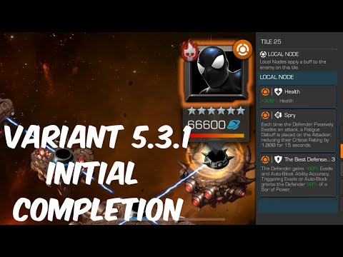Variant 5.3.1 Initial Completion | Life Transfer & Psychic Thorns | Marvel Contest of. Champions