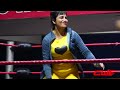 CWE Arshi Khan Training Pro Wrestling In CWE Academy Prowrestling Fitness