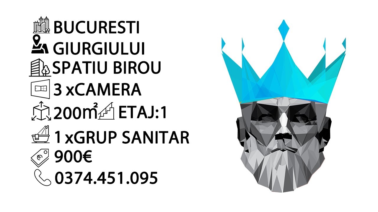 Tur video Spatiu Birou | Giurgiului - Jilava | 225 mp | Etaj 1