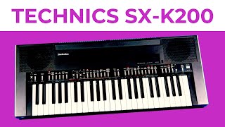 Video thumbnail for Technics SX-K200 keyboard demo by Alfonse