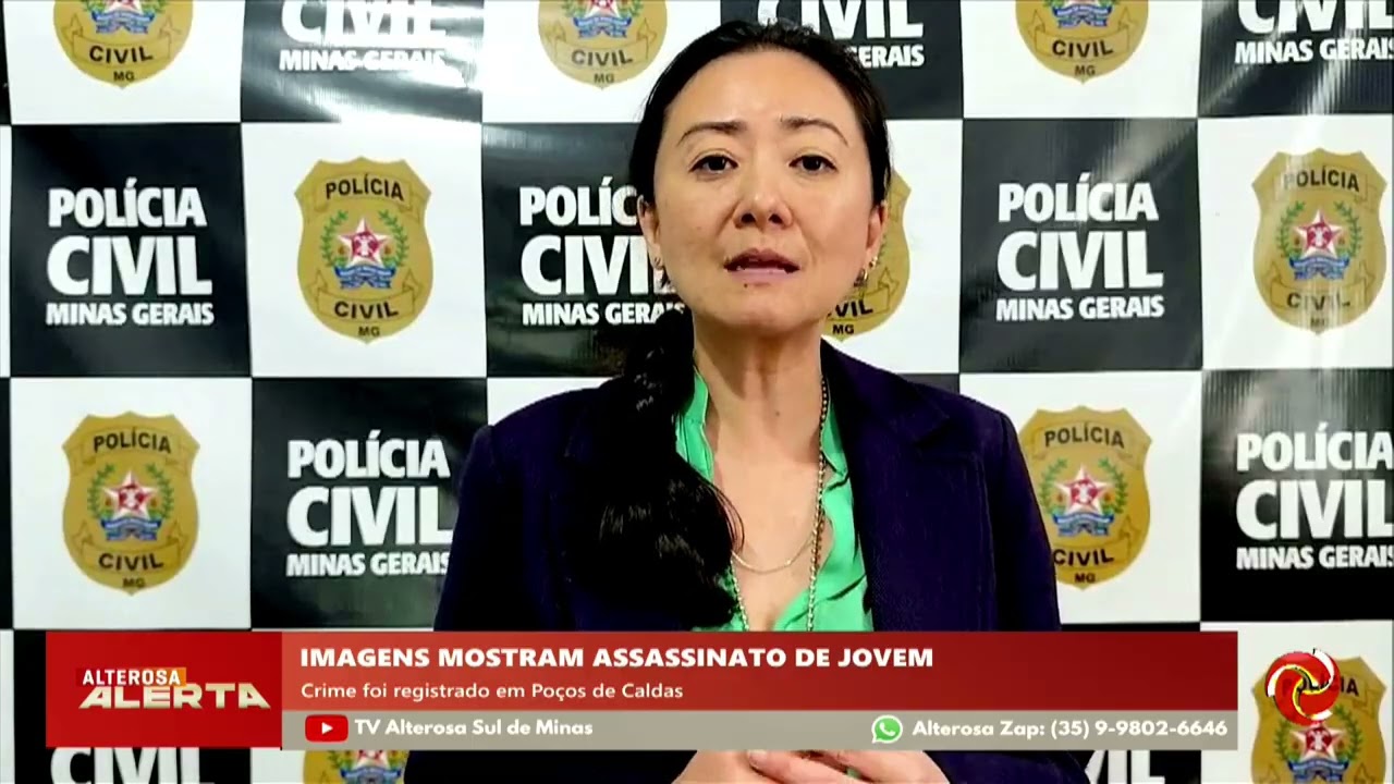 Imagens mostram assassinato na rodoviária em Poços de Caldas