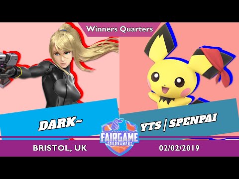 SMASH ULTIMATE TOURNAMENT UK - Fair Game 6 - Winners Quarters - Dark~ (ZSS) vs. Spenpai (Pichu)