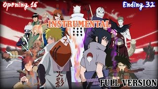 Naruto Opening 16/Ending 32 [Instrumental] Full Version