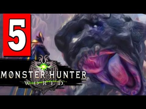 Monster Hunter World: Walkthrough Part 5 Quest - HUNT A JYURATODUS / Sinister Shadows in the Swamp