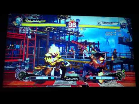 SSF4 AE PS3 Ranked - Oni (Me) vs. Vega