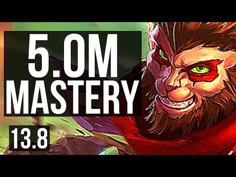 WUKONG vs JAYCE (TOP) | 5.0M mastery, 500+ games, 4/1/2 | KR Master | 13.8