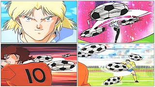 [PS1] Brian Cruyfford's Spiral Shot vs. Team Mates | Captain Tsubasa J: Get in the Tomorrow キャプテン翼J