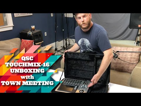 Episode 1: QSC TouchMix-16 Unboxing with Town Meeting