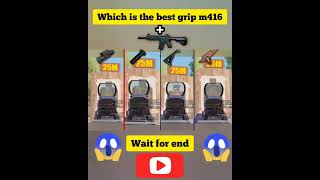 which is the best grip for m416 |Hell full | tips and tricks 😱 Guide/Totorial #shorts #bgmi #short