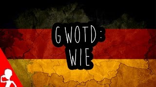 wie | German Word of the Day | 160