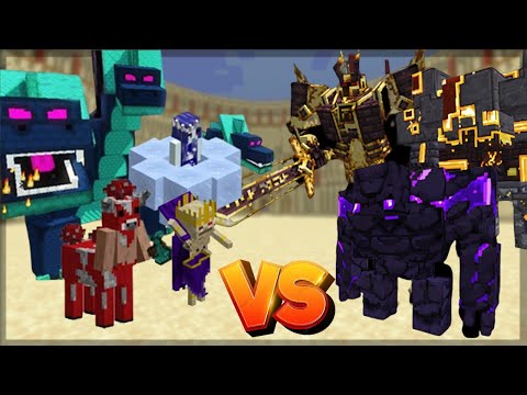 Aool Gamer - Minecraft: TWILIGHT FOREST VS CATACLYSM ! - BATALHA DE MOBS