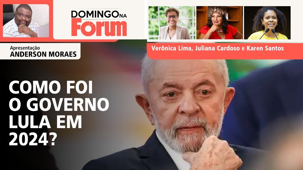 Como foi o governo do Lula em 2024? | Domingo na Fórum | 22.12.24