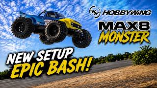 The Arrma Notorious V6 Transformed With Hobbywing Max8 2250kv 🔥 EPIC Bash Test