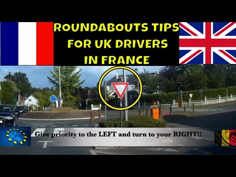 Driving Tips and Rules For Roundabouts in France, Belgium and Europe