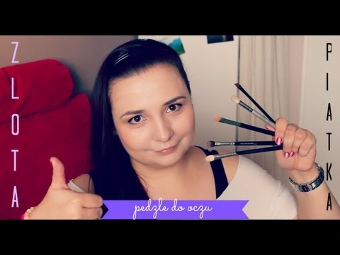Złota piątka - pędzle do oczu