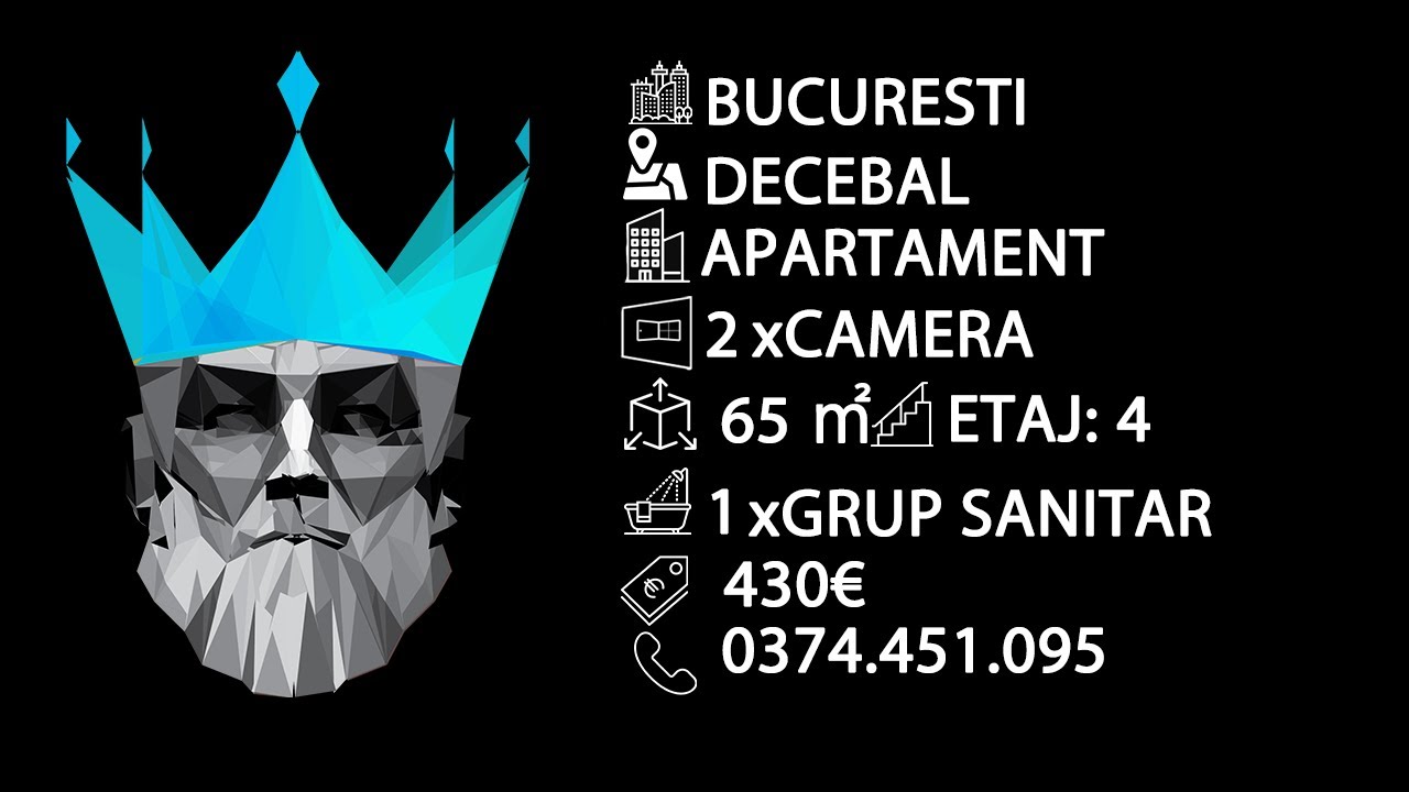 Tur video Apartament | 2 camere | decebal 
