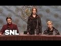 Hunger Games Press Conference - Saturday Night Live