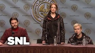 Hunger Games Press Conference - Saturday Night Liv