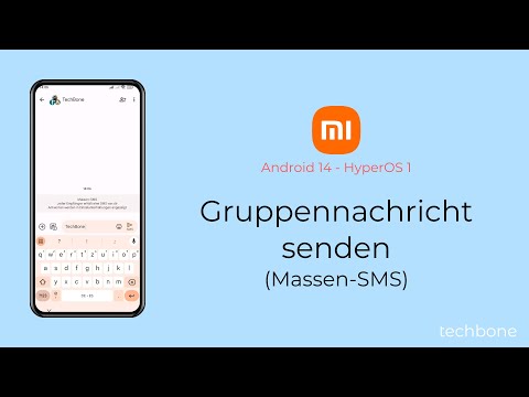 Gruppennachricht senden - Xiaomi [Android 14 - HyperOS 1]