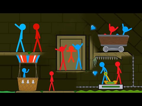 Red and Blue , Stickman Animation - All Part