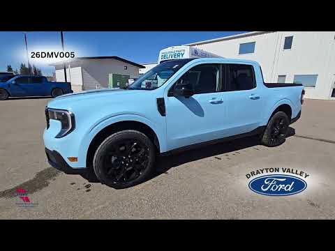2026 Ford Maverick LARIAT AWD SuperCrew in Blue for sale at Drayton Valley Ford in Drayton Valley, AB