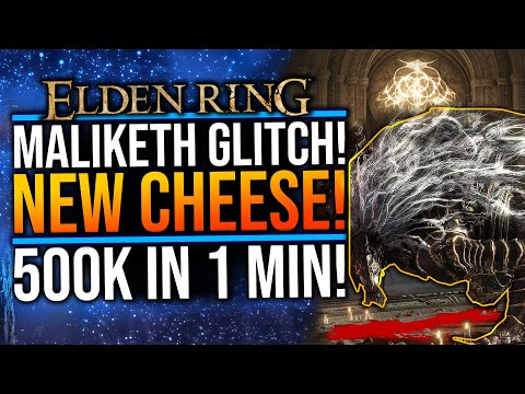 Elden Ring - Maliketh Cheese! NEW! 500K Runes In 1 Min! Easy Rune! Beast Clergyman! Boss Glitch!