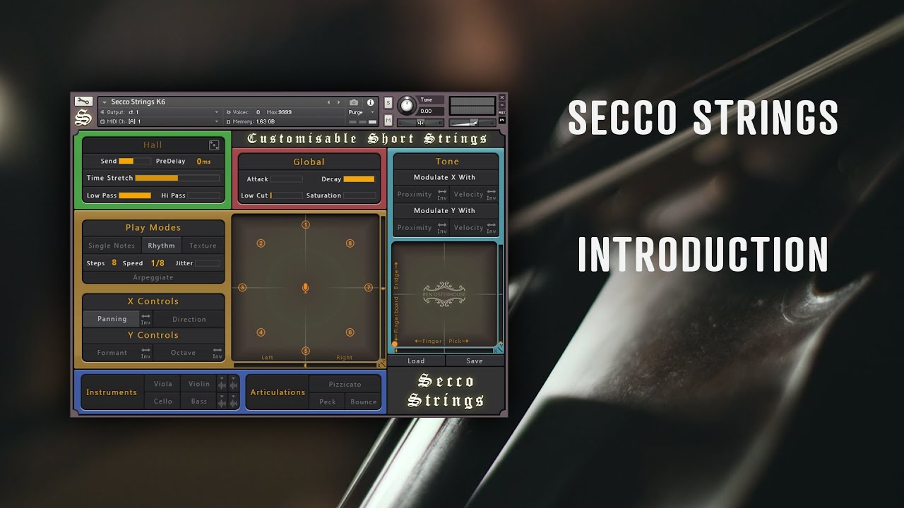 Secco Strings // Customisable Short Strings // Introduction