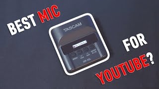 Video thumbnail for Is this the Best Microphone for YouTube? - Tascam DR-10L Review by Joshua