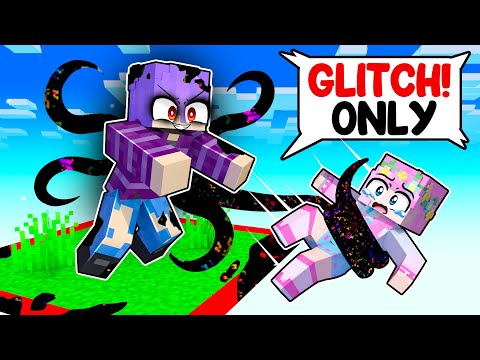 Friend - BECOMING the GLITCH on ONE CHUNK in Minecraft!