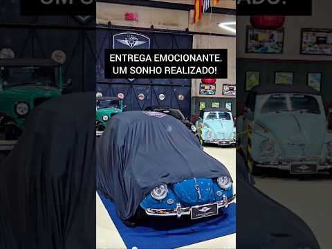 Acompanhe a revelação deste Fusca 1965 Azul Atlântico, completamente restaurado e personalizado 🛠💎