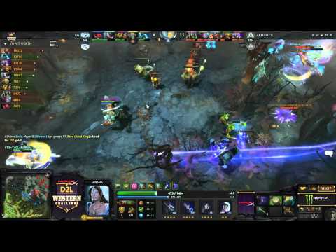 HyperX D2L Western Challenge - Alliance vs Evil Geniuses (Game 2)
