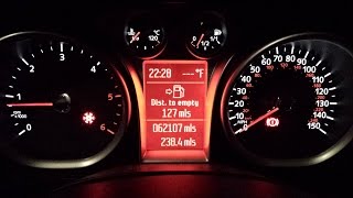 2009 Focus : Fix for NO indicators/outside temp/red frost/hazard/handbrake light