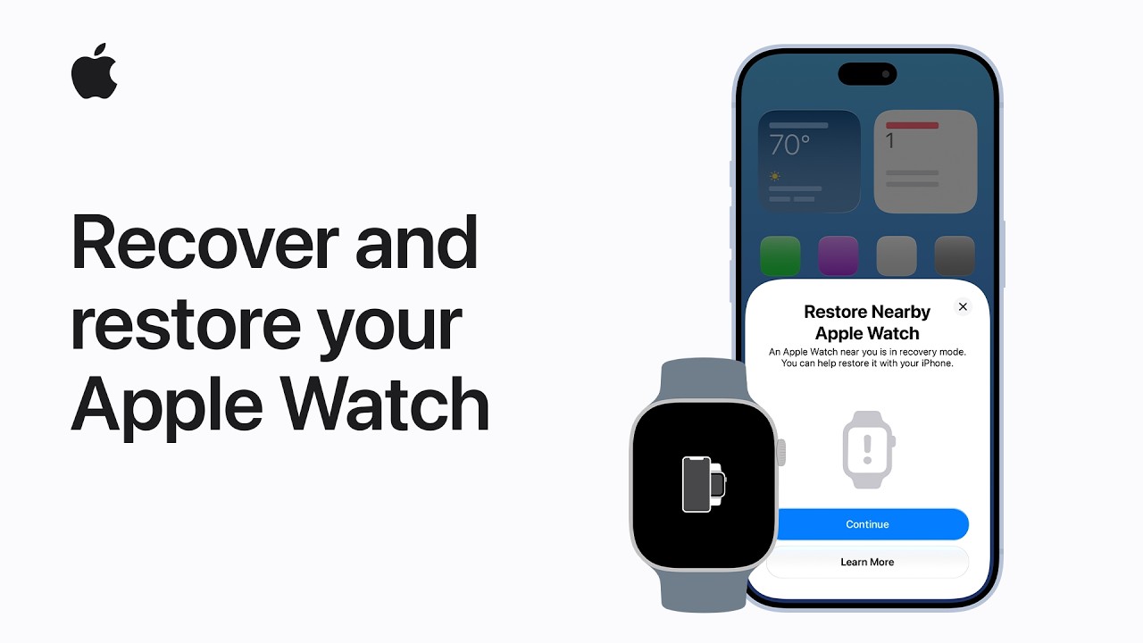 How to recover and restore your Apple Watch | Apple Support
