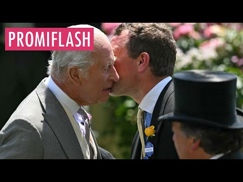König Charles herzlich bei seltener Umarmung mit Neffe Peter