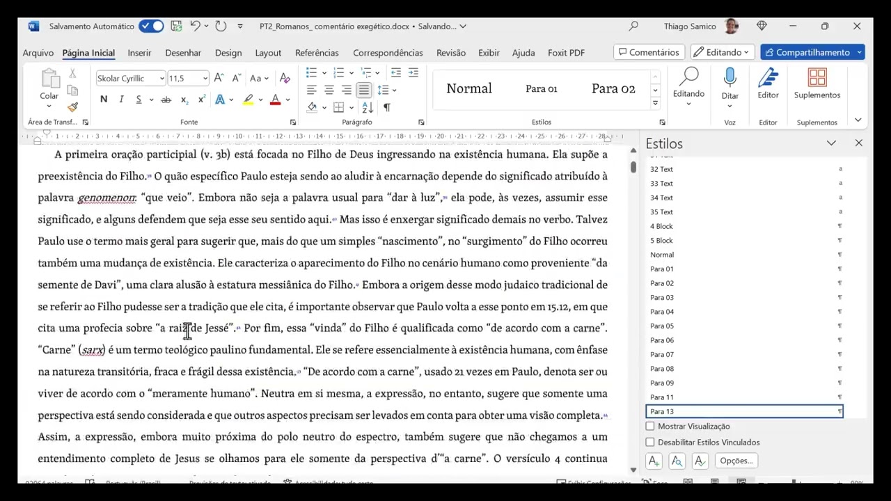 Corpo do Texto Para Livro Pessoal do Logos (Word)