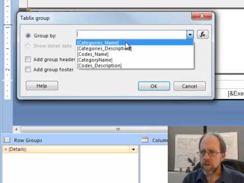 Database - Report Builder Part 3 - Grouping