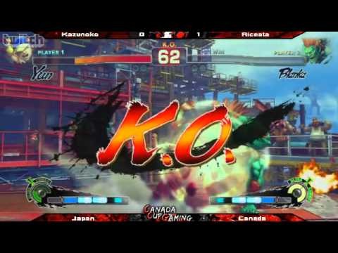 SSFIV:AE 2012: Kazunoko vs. Riceata - Canada Cup 2012