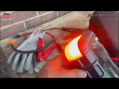 Portable Jump Starter with Air Compressor 8000A 160PSI, 16-in-1 Car Battery Jump Starter with Emergency Kit, Auto-Shutoff Tire Inflator, Jumper Cables, Jump Box Car Battery for All Gas/14L Diesel video review thumbnail