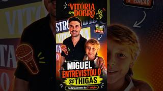 Miguel entrevistou o @thigas no lançamento da 3ª edição do Vitória em Dobro 🎤  #tourgastronômico