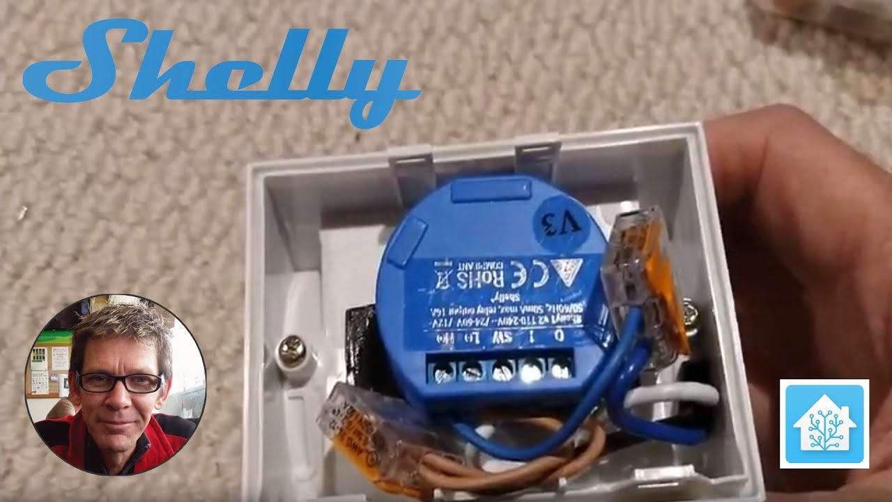 Making an outdoor motion sensor smart with a Shelly 1