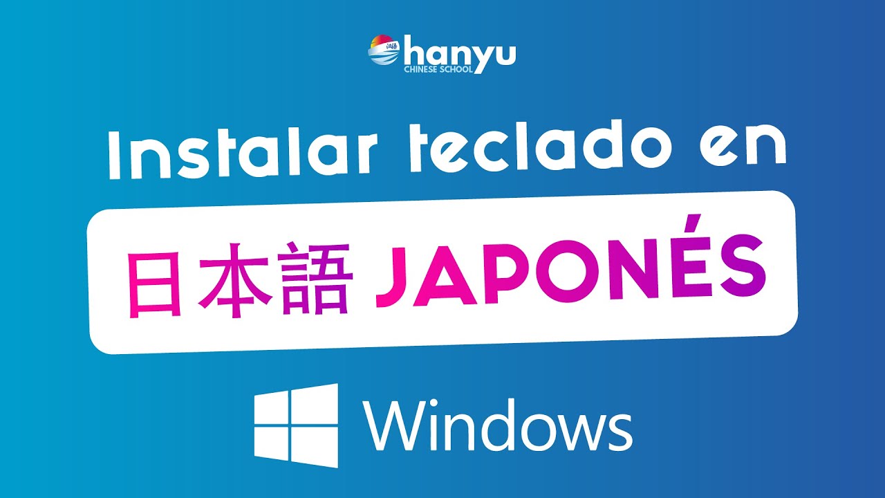¿Cómo instalar el teclado japonés en Windows?