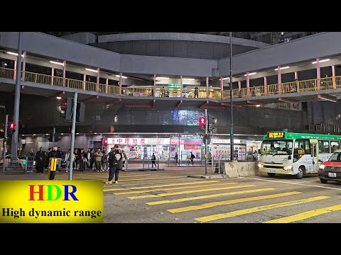 4K HDR 香港風情之葵芳。葵青路》興芳路》盛芳街。